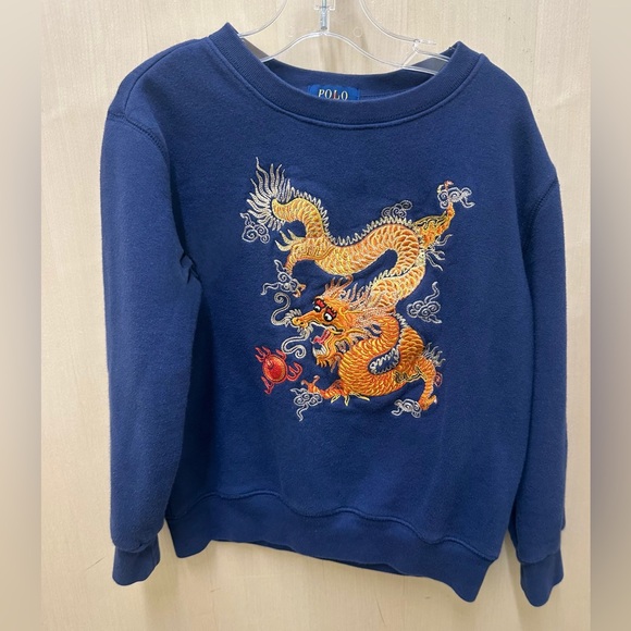 Ralph Lauren boys dragon sweatshirt rare - Main Image